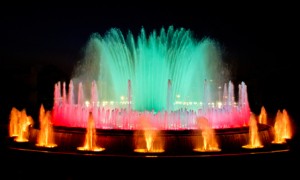Magic fountain of Barcelona