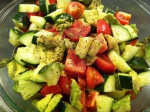 cucumber-tomato-avocado-salad