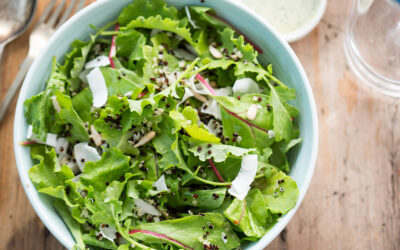 Gut Healing Salad with Coconut Ginger Dressing