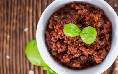 Dairy-Free Sun-Dried Tomato Hemp Seed Pesto
