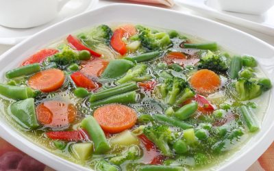 Warming Gluten Free Whole Thai Green Soup for “Cold” Days