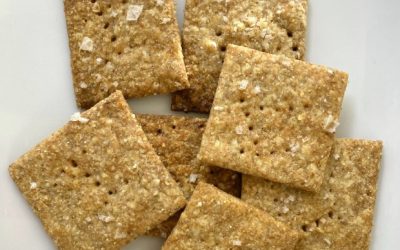 Green Banana Flour Crackers for Gut Health, Blood Sugar Balance, and Hormone Support