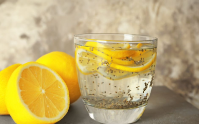 Lemon Chia Energy Drink: Plant-Based Blood Sugar & Hormone Support