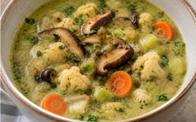 Creamy Southwest Cauliflower Soup: A Spicy, Plant-Based Soup for Blood Sugar and Hormone Support