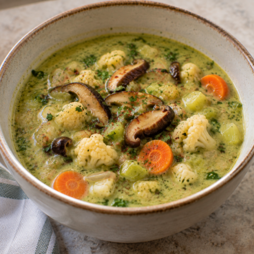 Creamy Southwest Cauliflower Soup