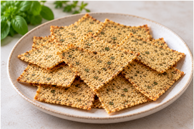 Fermented Quinoa Crackers